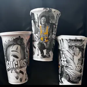 The G Cup x Original Miche Collector's Edition Drinkware Tumblers Mug with Unique Artwork and LA Theme Best Michelada cup chamoy cup limited edition