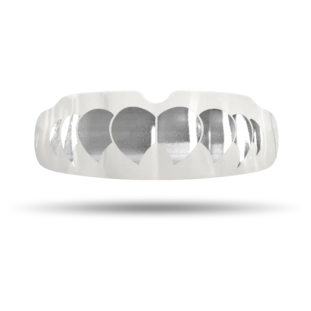 Silver Chrome Fangs (Clear) QuickFIT