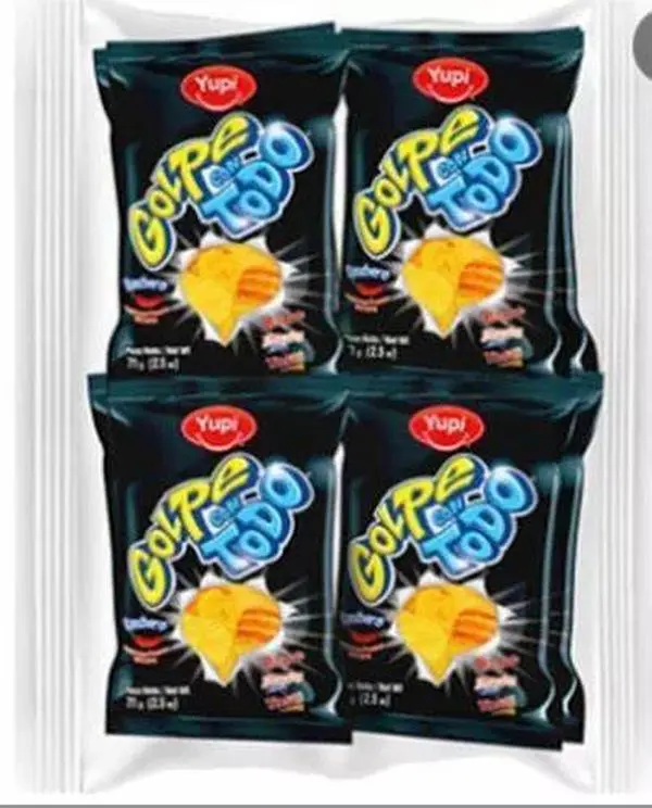 Golpe con Todo Ranchero Spicy Snack Mix - 8 Packages 45 g each - Crispy Chips