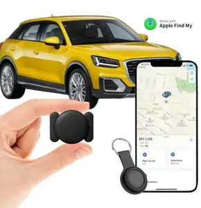 Mini GPS Tracker for Vehicles, GPS Vehicle Tracker with Weatherproof Magnetic Case - No Monthly Fee - Works with Apple Find My (iOS Only) Smart Tag Travel Gadgets