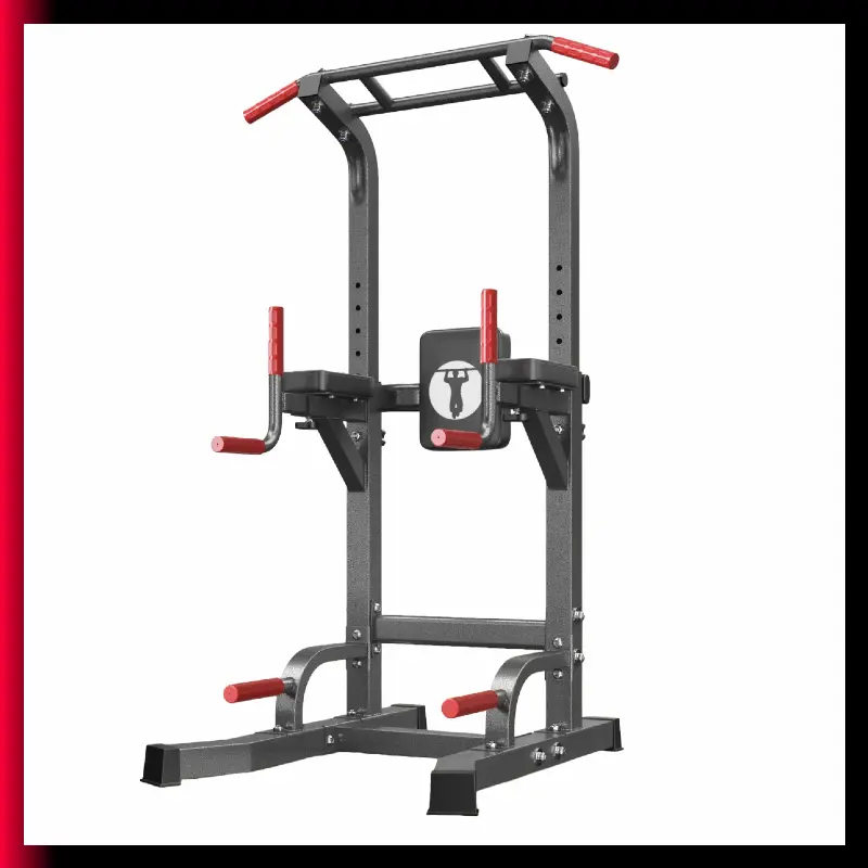 Nicole Selection Ultimate Power Tower 500LBS Capacity Adjustable  Up  & Dip Stand for Home Gym Multi-Function Strength Training Station with 10 Height Settings, 40YKMF6210, For Christmas Gifts Home Fitness Equipment pull bar