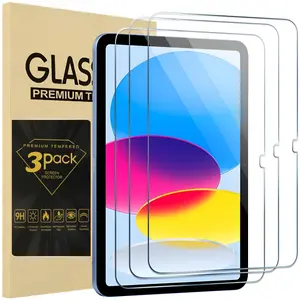 3 Pack Screen Protector for iPad A16 2025 11th/10th 2022 Generation (11-inch/10.9), Tempered Glass Film Guard -Clear