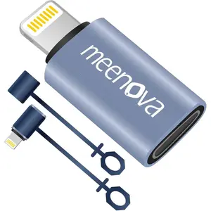 2 Pack, 27W, USB C to Lightning Adapter for iPhone 14 13 12 11, USBC to Lightning Adaptor PD Fast Charging, USB-C to Lightning Cable Adapter for Apple AirPods Pro, iPod with Lanyanrds, Magic Keyboard