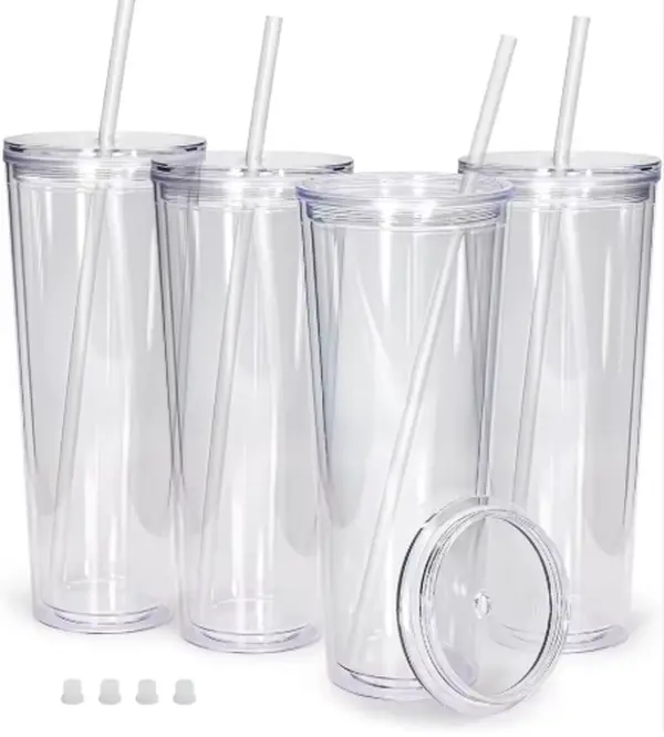 24 Oz Double Walled  Acrylic Tumbler