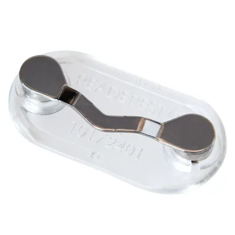 Magnetic Glasses Holder - Premium Strength Magnetic Hold - Fits All Frames - Lifetime Warranty - Made in USA - Secures and Protects Readers, Sunglasses, Blue Light Glasses, or Safety Glasses - Badge Holder Accessory