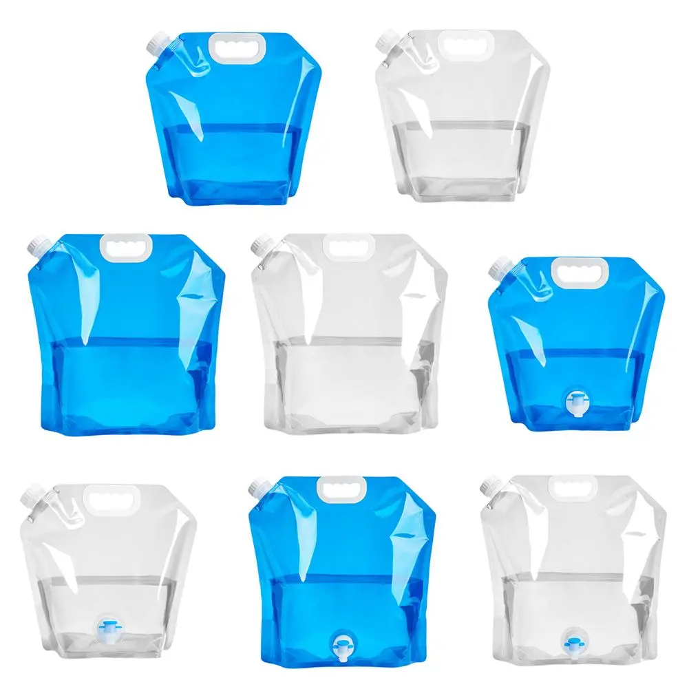 Foldable Camping Water Bag - Large Capacity, Lightweight, Portable Shape Collapsible Drinking Water Container for Outdoor Camping, Hiking