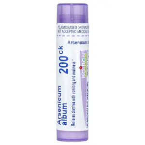 Boiron Arsenicum Album, 200CK, Food Poisoning Relief, Approx 80 Pellets | HSA/FSA Eligible
