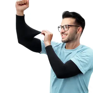 Arm Sleeves for Men & Women - Tattoo Cover Up - Outdoor Sleeves Sun Protection Ice Silk High Elasticity Breathable, Cooling Sports Sleeve for Basketball Golf Football