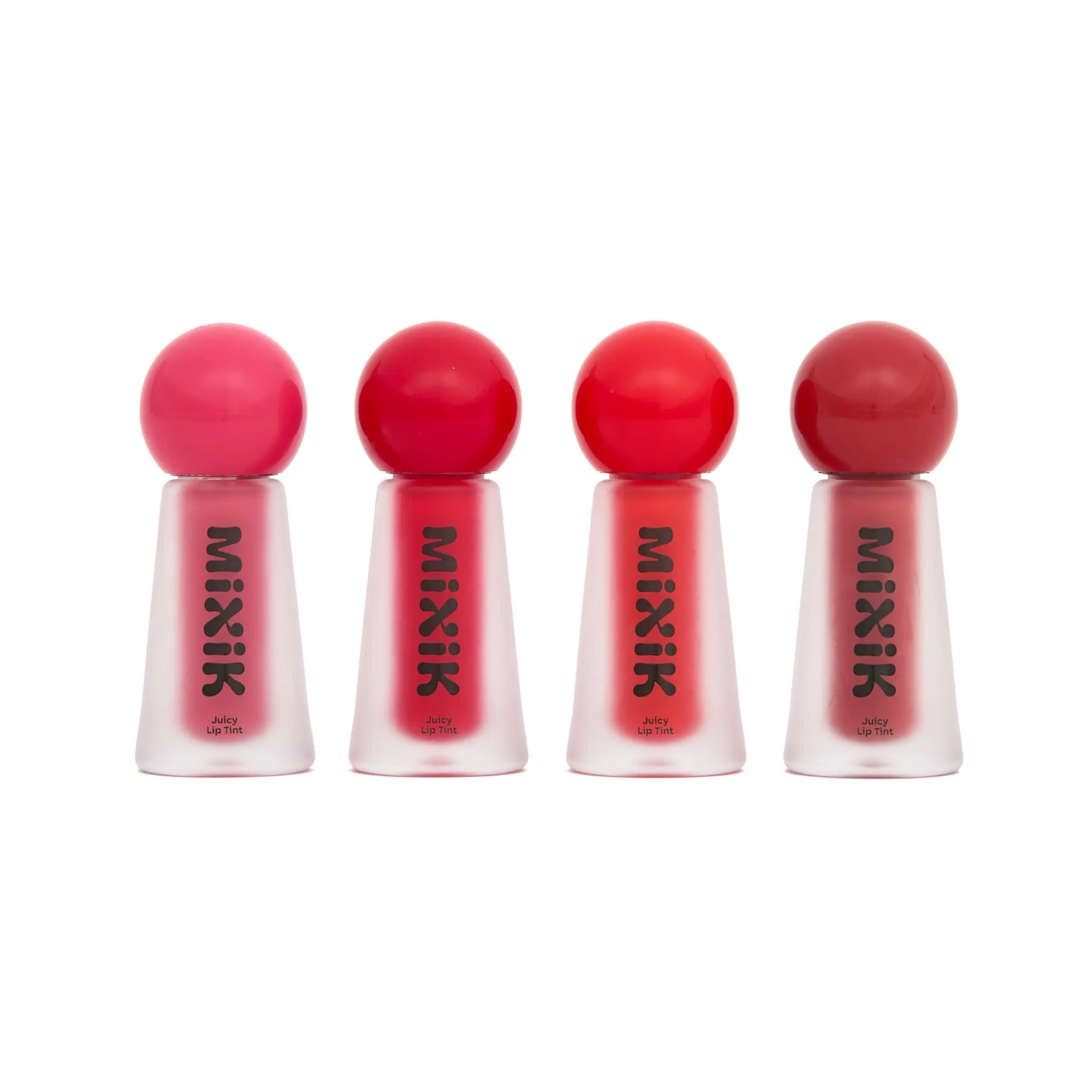 MIXIK SKIN Juicy Lip Tint - Lightweight Hydrating Buildable Formula with Cherry Gloss for Korean Bitten Lip Effect