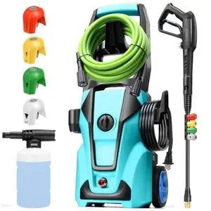 Professional Electric Pressure Washer 5000PSI Power Washer with Foam Cannon 4 Nozzles 33FT Hose and Soap Bottle Car Wash Machin