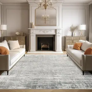 Washable Area Rugs for Living Room, Non-Slip Backing Washable Rug, Modern Abstract Area Rug, Stain Resistant Rugs for Bedroom, Soft Large Area Rugs