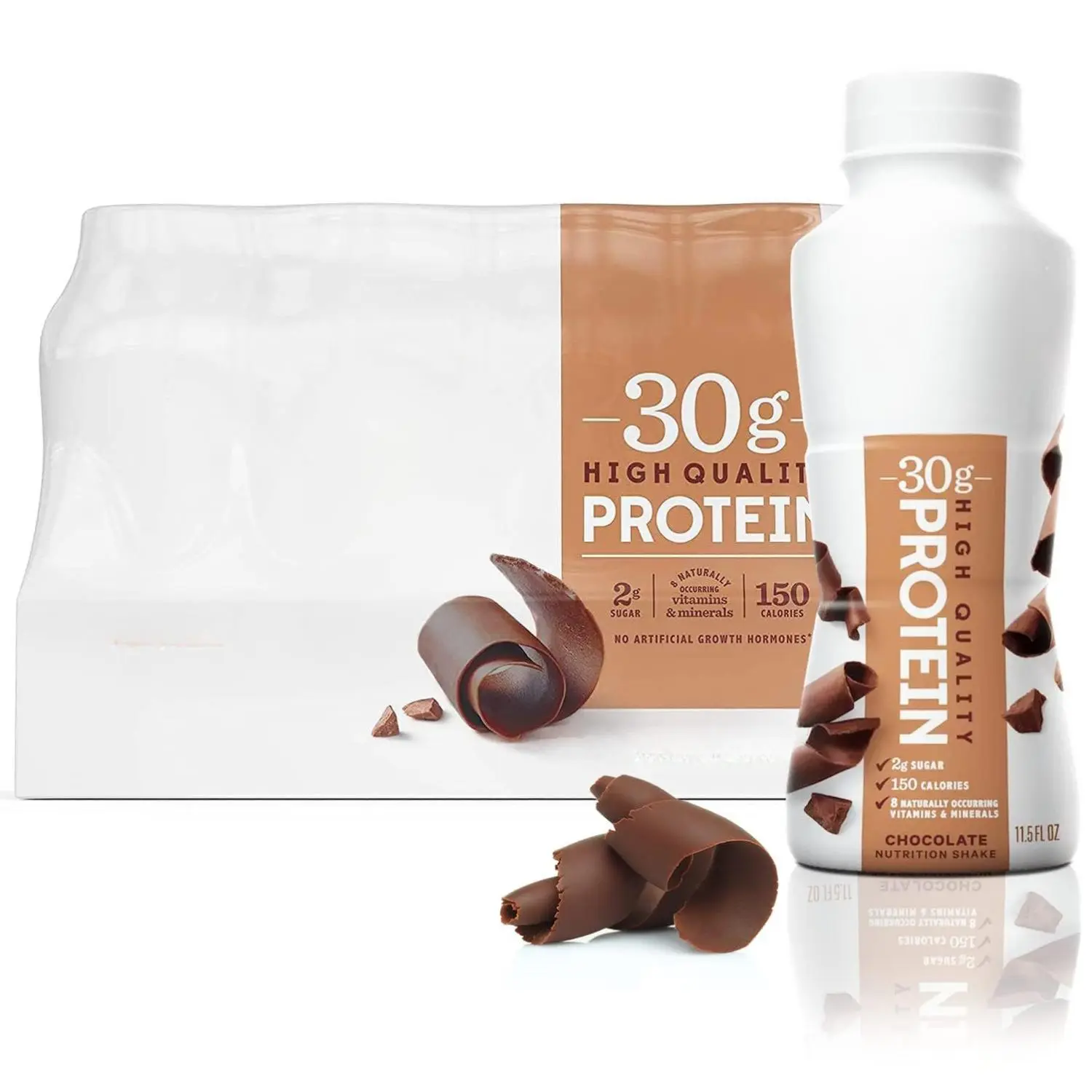 Fairlife Nutrition Protein Shakes Pack of 12 30g Protein Low Sugar Lactose-Free Chocolate Flavor 11.5 fl oz in KozyHome Packaging for Healthy Lifestyle