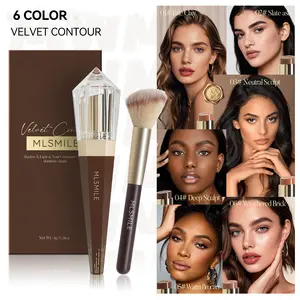 Multi Use Contour Stick With Brush Set Waterproof Sweatproof Body Highlighter Pen Long Lasting Natural Finish Cream Face Shaping Makeup Pencil Cosmetics DealsForYouDays