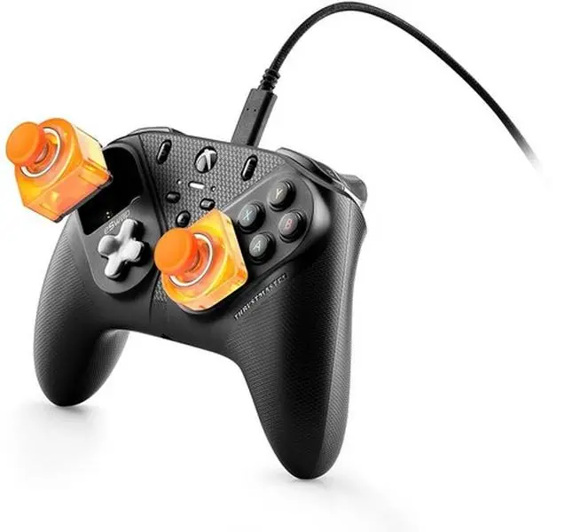 XBOX Accessory:  Wired Controller - Thrustmaster eSwap S Pro - Crystal Orange:  Compatible with PC, XBOX X|S  [GAMES ACCESSORIES] Controller, PC Games, Gaming Products, Mechanical, Console
