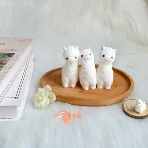 [Classic Squish Texture] taba squishy White llama , Fidgets Toy for Stress Relief & Fun – Perfect for Party, Birthday, Holiday & Christmas Gifts – Silicone Material [100g]