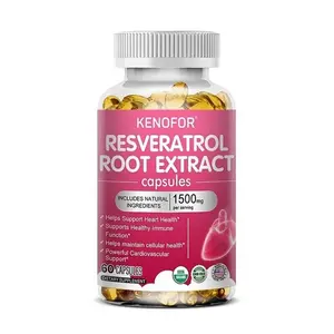 Resveratrol 1500mg Anti-Aging Heart Health Antioxidant Supplement
