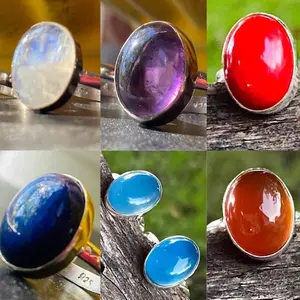 Gemstone Rings Sterling silver
