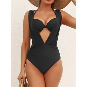 Women's 2-Piece High Waisted Bikini Set - Push Up Underwire, Modest, Plus Size Swimwear for Sports & Outdoor Use, High Waisted Swimsuit