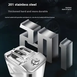 20L 5 Gallon Metal Gas Can Green with Fuel Can and Spout System, US Standard Cold-Rolled Plate Petrol Can, Gasoline Bucket for Motorcycle Dirt Bike UTV SUV ATV