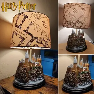 Magical Light-Up Collectible Lamp with DIY Hogwarts Castle Design Perfect for Harry Potter Fans and Collectors new year gift