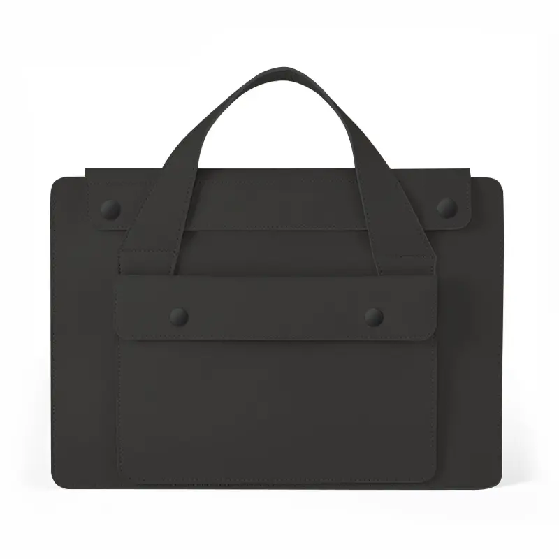 NAIDUN New Black Portable Laptop Briefcase with Multi-Compartments Water-Resistant Stain-Proof Durable Stylish Bag for Work Travel Daily Use Waterproof Bag