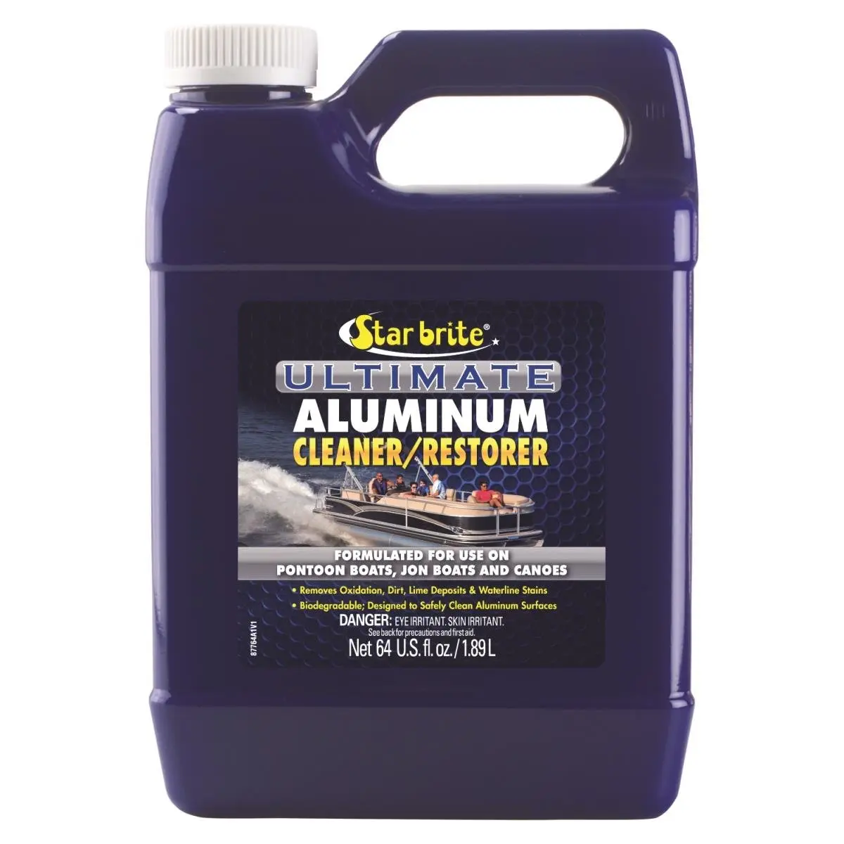 212 MAIN Star Brite 087764 Ultimate Aluminum Cleaner - Restorer, Cleaner Remover, Stain Remover for Pontoon Boats with Step 2 Polish Compatibility