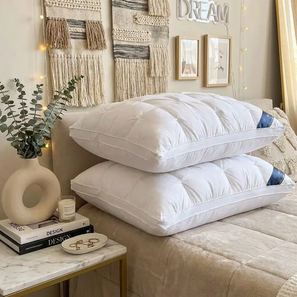 【Grand Opening Special】Havnna Extra-Fluffy Sleeping Pillow Insert - Breathable Material Pillow Insert, Cloud-Like Soft, Non-Flat Neck-Cradling Support, Machine Washable Option for Side & Back Sleepers, Breathable Material Pillow Inserts