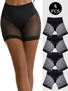 Women's Seamless Abdominal Control Underwear Set, High Waist Postpartum Butt Lifting Shapewear, Casual All Seasons