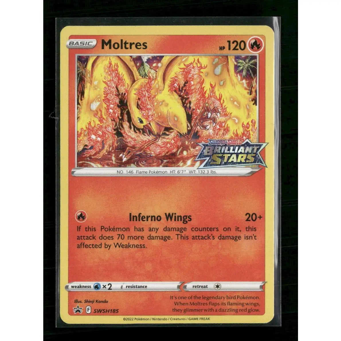 SWSH: Sword & Shield Promo Cards Moltres #SWSH185