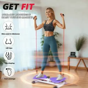 Anti-Slip Chassis & Pedal Stepper - Compact Home Gym Equipment for Bedroom Basement Office Workouts