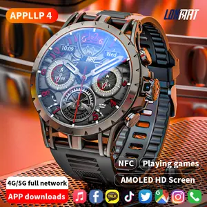 LOKMAT Android System Smartwatch With Detachable Camera, 32G Memory, Supports SIM Card Calls, GPS Real-time Navigation Application Downloads