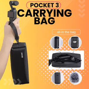 Pocket 3 Carry Bag, Camera Protection Case, Digital Accessories Storage Box, Large Capacity, Waterproof, Shockproof, Lightweight