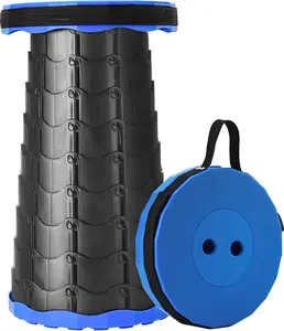 Upgraded Foldable Stool Thickened, Portable Collapsible Stool, Camping Chairs for Hiking Tours, BBQ, Parties, Outdoor Activities