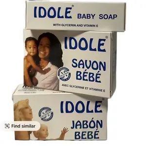 Idole Jabon Soap Pack 3 Facial Cleansing with Glycerin and Vitamin E for Skin Repair Cleanser