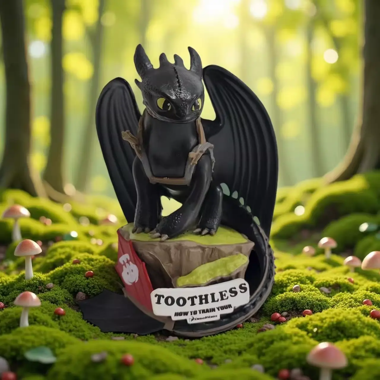 Toothless Figurine Desk Ornament How To Train Your Dragon Collectibles 3D Model Sculpture Desktop Decoration No Exquisite Packaging