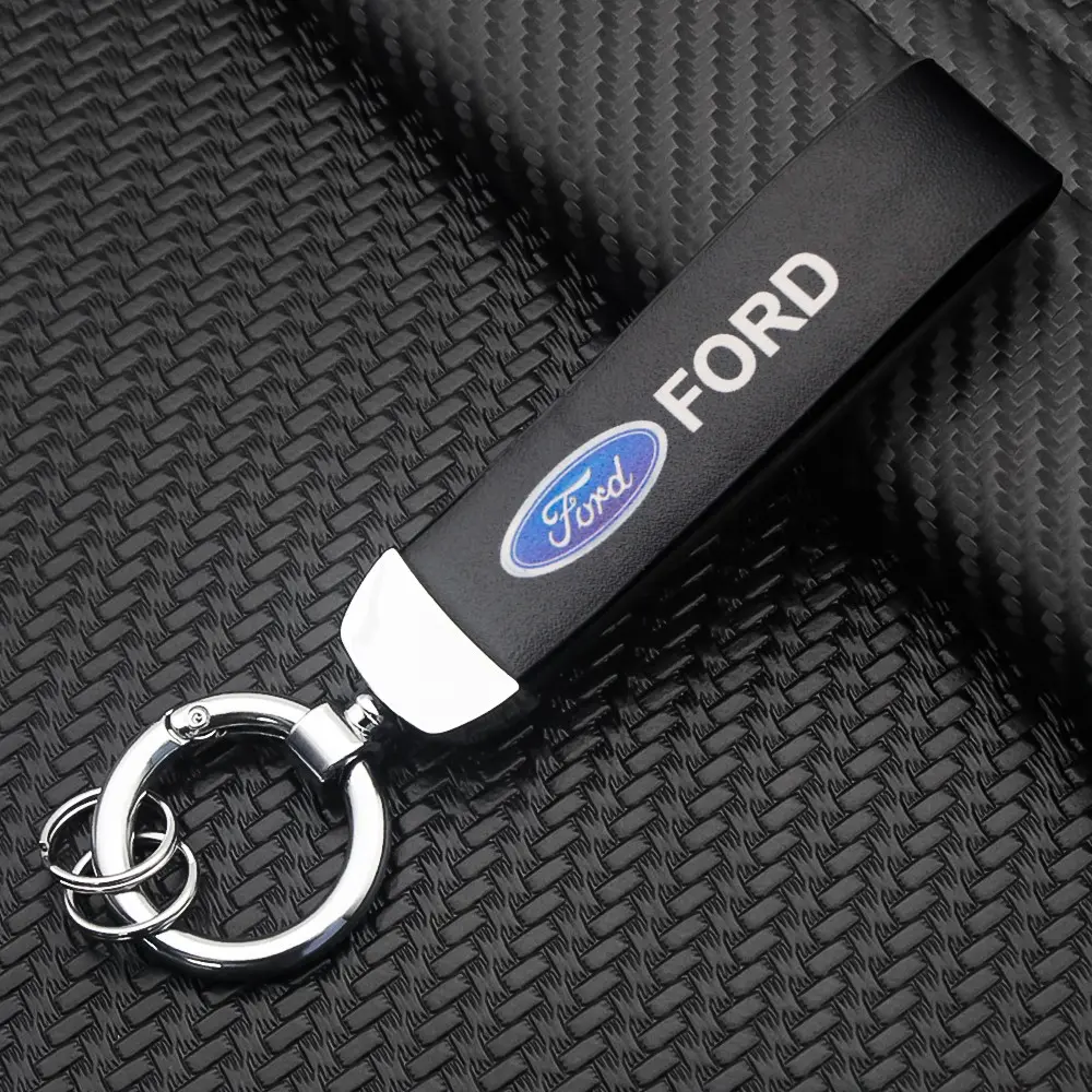 Ford Car Keychain, Durable Fabric Material, Easy Carry Design, Suitable for Mustang/f-150/fox/wildtrak & All Ford Models