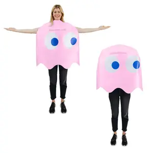 PAC-MAN Ghost PINKY Adult Costume | One Size Fits Most