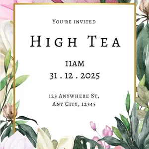 Custom Party Invitation