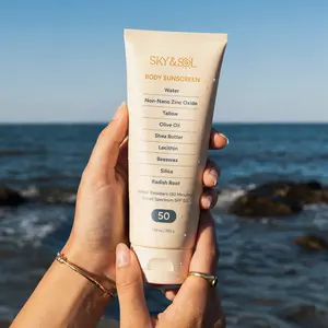 SKY & SOL XL Body Sunscreen SPF 50 (7.05 oz) (Non-nano zinc oxide, sensitive skin safe)