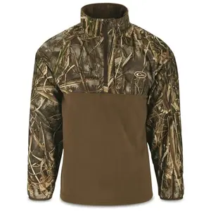 No chest pocket Quarter Zip Jacket Drake Pullover Sale Drake Waterfowl MST 1/4 Zip Refuge Eqwader Jacket
