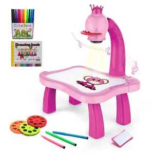 Projection Drawing Table Multi-Functional Art Board with Project Templates, Creative Educational Toy for Kids Aged 3+