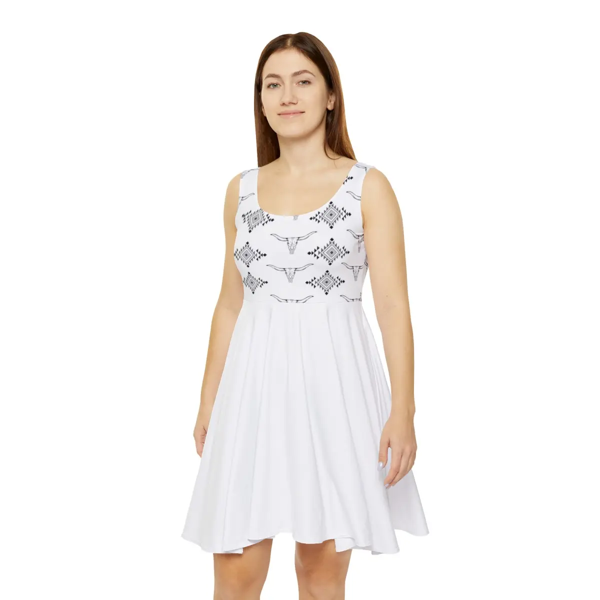 Women's Cow Skull Dress