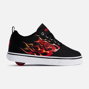 HEELYS Men's Casual Footwear - Pro 20 Flame-Print Trainer Sneakers with Wheels