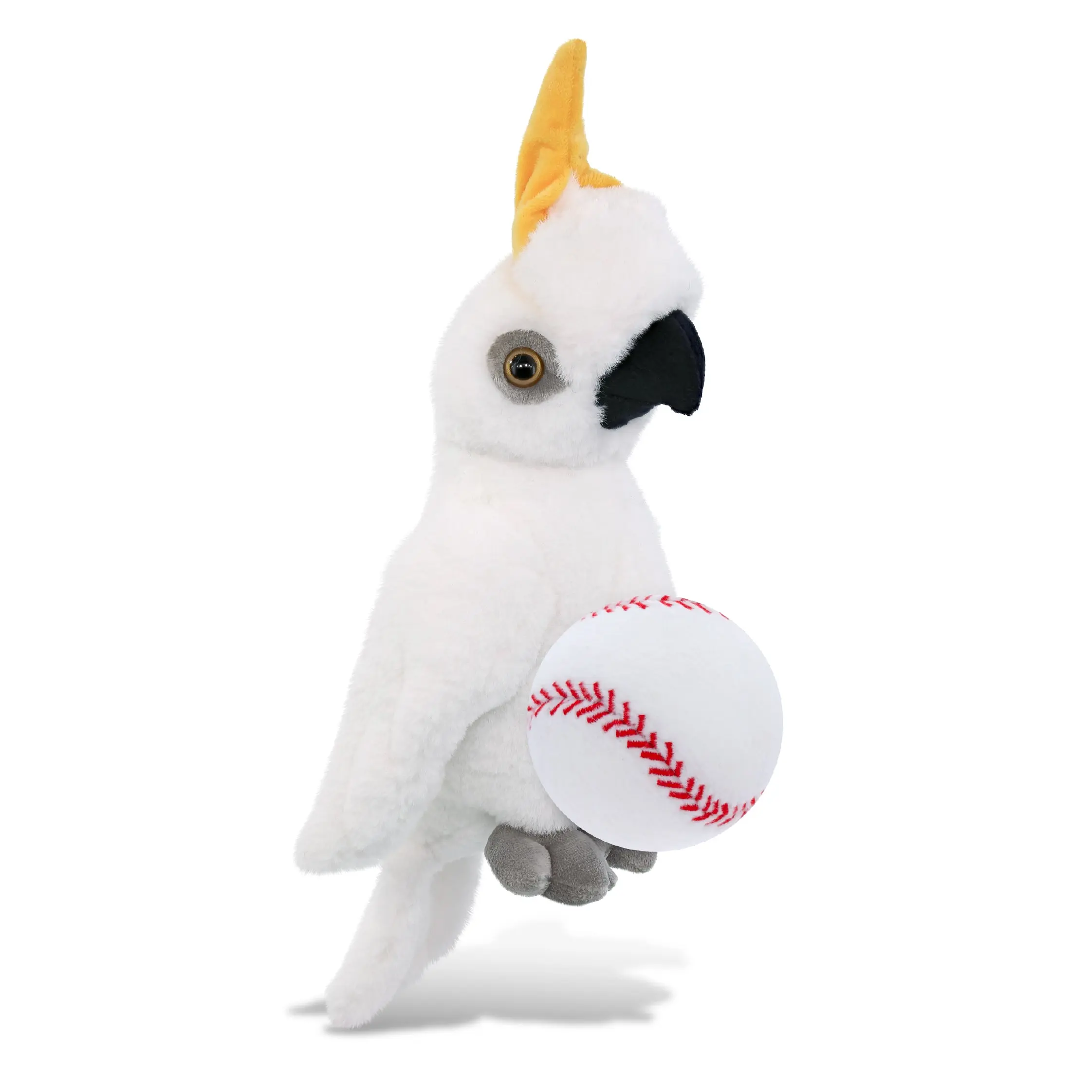 SUPER-SOFT PLUSH - COCKATOO 10" WITH BASEBALL PLUSH
