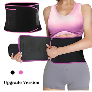 Sweat Waist Trimmer,Premium Sweat Enhancing Fitness Belt for Women & Men,3 Adjustable Sizes,Waist Trimmer Sweat Waist Trainer,Waist Sweat Belt Band Belly Stomach Wrap gym workout