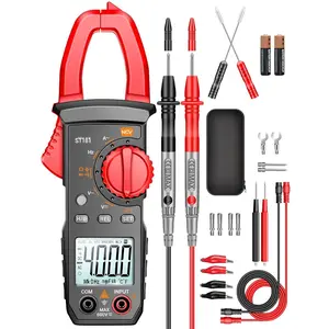 Digital Clamp Meter Multimeter Tester 4000 Counts with NCV Amp Ohm  Measures AC Current,  ,Capacitance, Resistance, Diodes, Continuity Frequency Backlight Electrican Tools