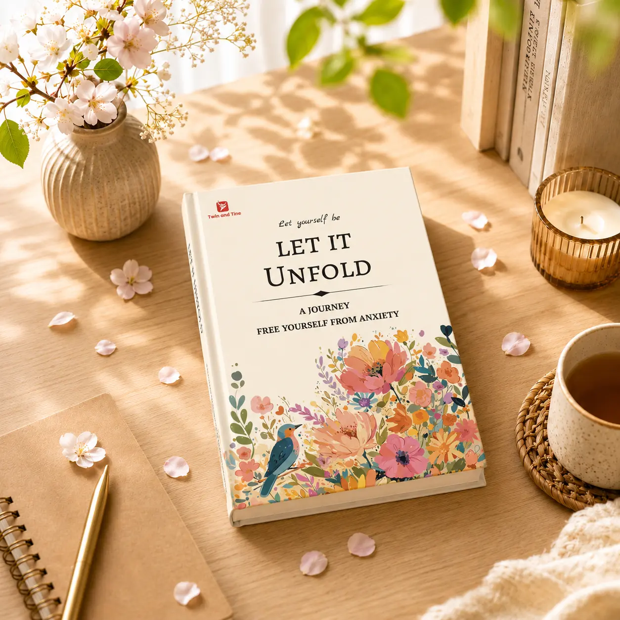 Let It Unfold: Guided Emotional Healing Journal, 15 Weeks Gentle Growth Mental Health Notebook, Build Inner Resilience Therapy Support Workbook, Thoughtful  Self-Care Gift For Women Paper Book