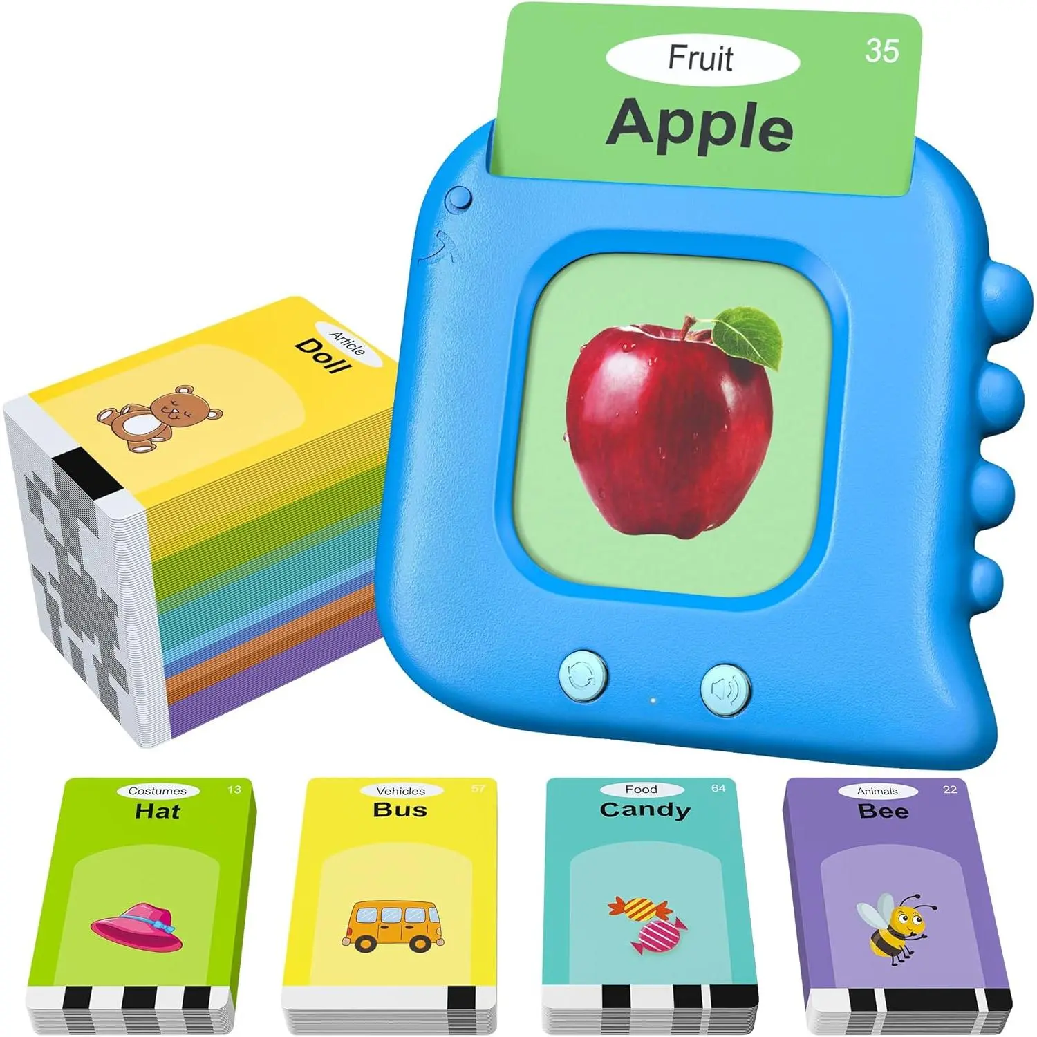 Talking Flash Cards, Kids Toddler Flash Cards with 240 Sight Words, Montessori Toys, Autism Sensory Toys, Speech Therapy, Learning Educational Gifts for Age 1 2 3 4 5 Years Old Boys and Girls