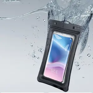 Waterproof phone pouch, clear waterproof cell phone case with lanyard for iPhone 15/14/13 Pro Max/Plus and Galaxy S22/S23, fits phones up to 7 inches, essential waterproof dry bags for outdoor swimming, diving, boating accessories