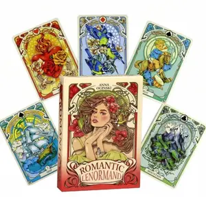 Romantic Lenormand Oracle Cards - Rich Design & Inspirational Messages for Spiritual Guidance by Anna Oginska - China Made
